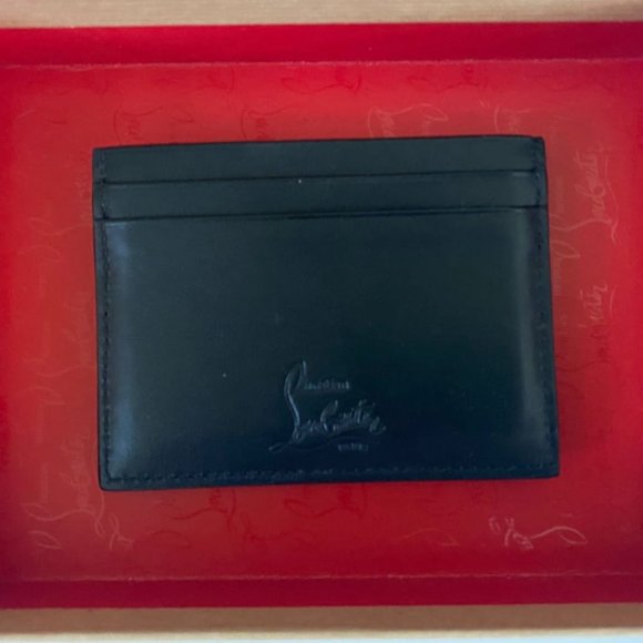 CHRISTIAN LOUBOUTIN gold spike Kios card holder - Picture 5 of 6